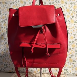 ZARA try…Red Backpack